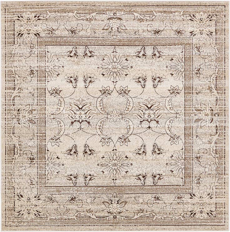 Detail image of 7' 10 x 7' 10 Miranda Square Rug