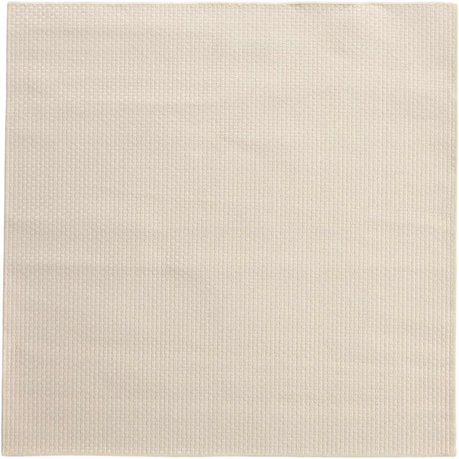 125cm x 125cm Monochromatic Bouclee Square Rug