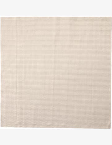 160cm x 160cm Monochromatic Bouclee Vierkant Vloerkleed