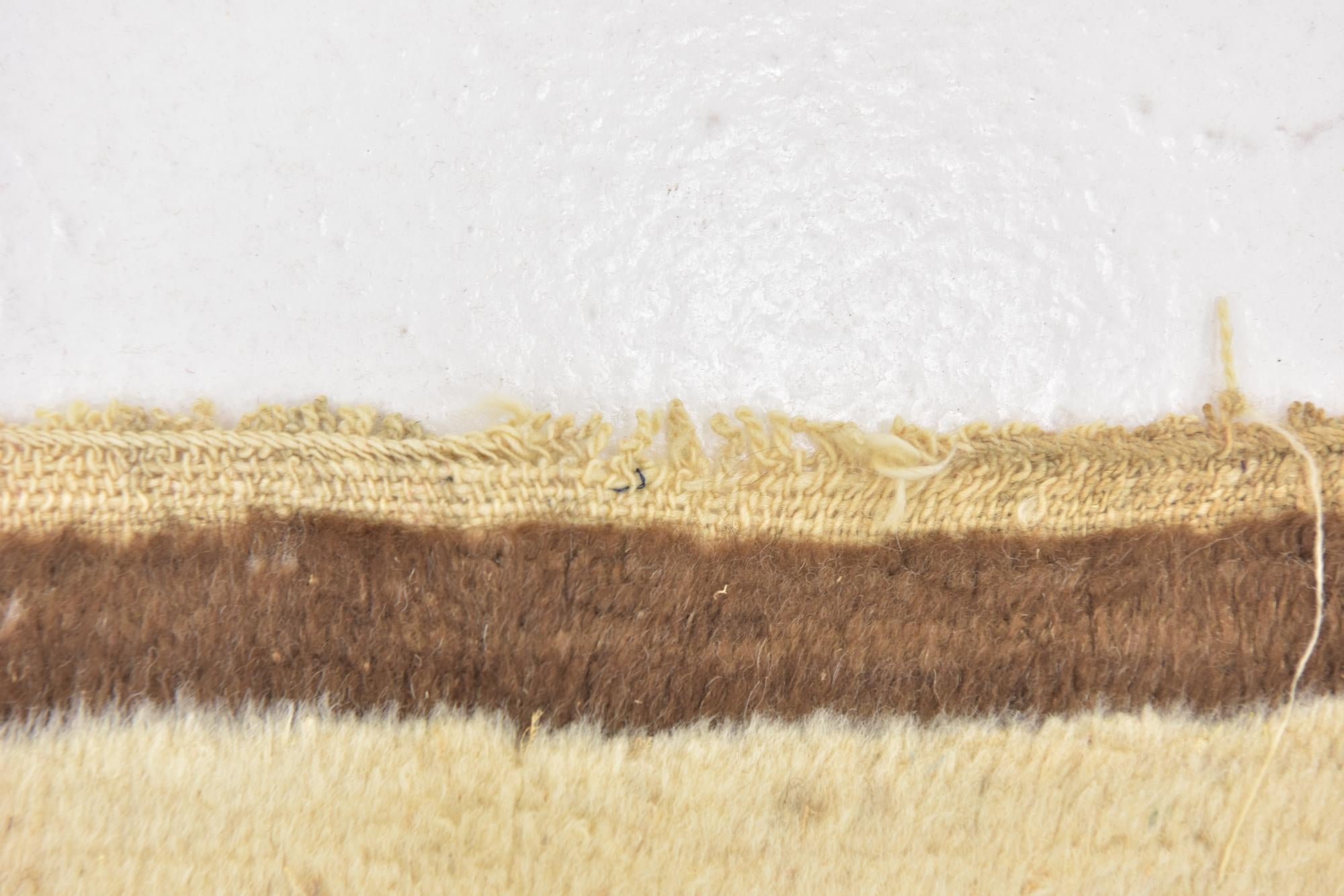 4' 9 x 5' 7 Hand Knotted Moroccan Wool Square Rug