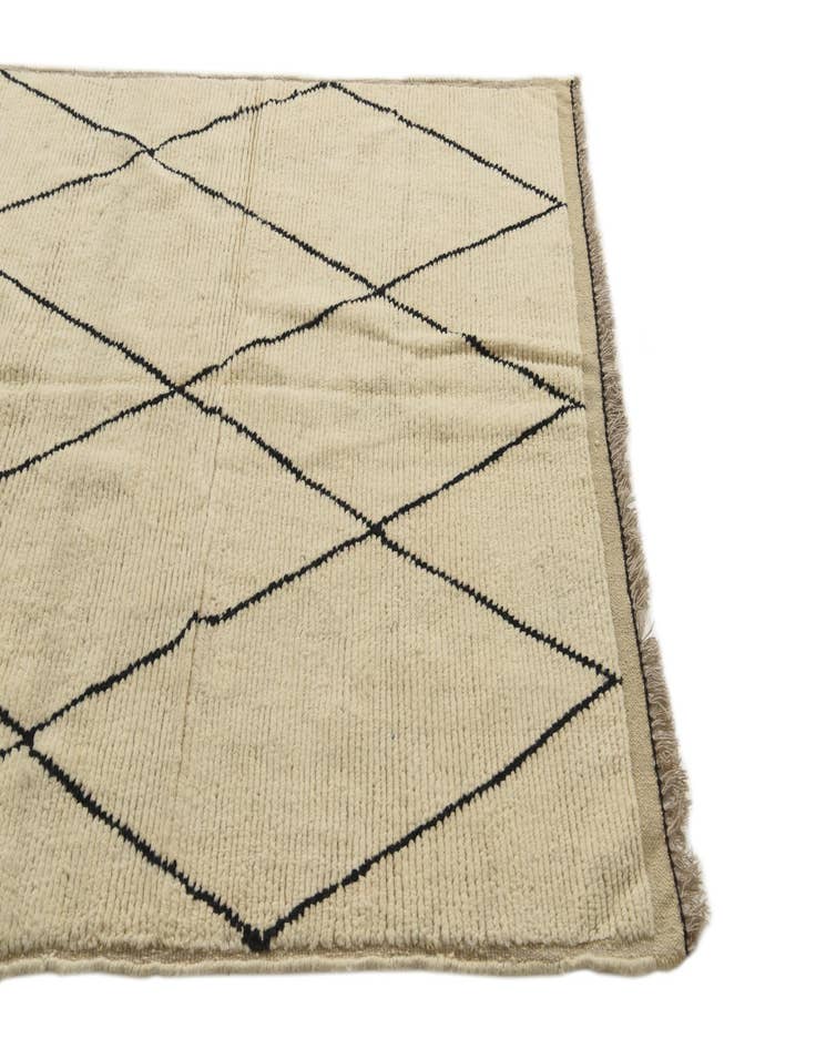 Detail image of 5' 5 x 6' 7  Hand Knotted Moroccan Wool Square Rug