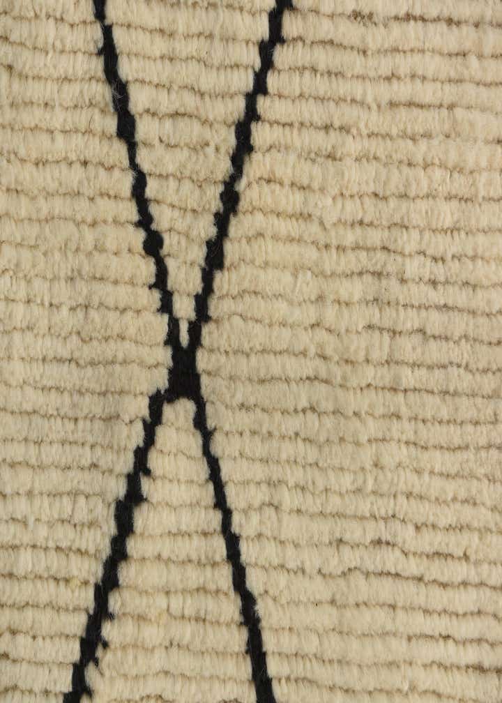 5' 5 x 6' 7 Hand Knotted Moroccan Wool Square Rug