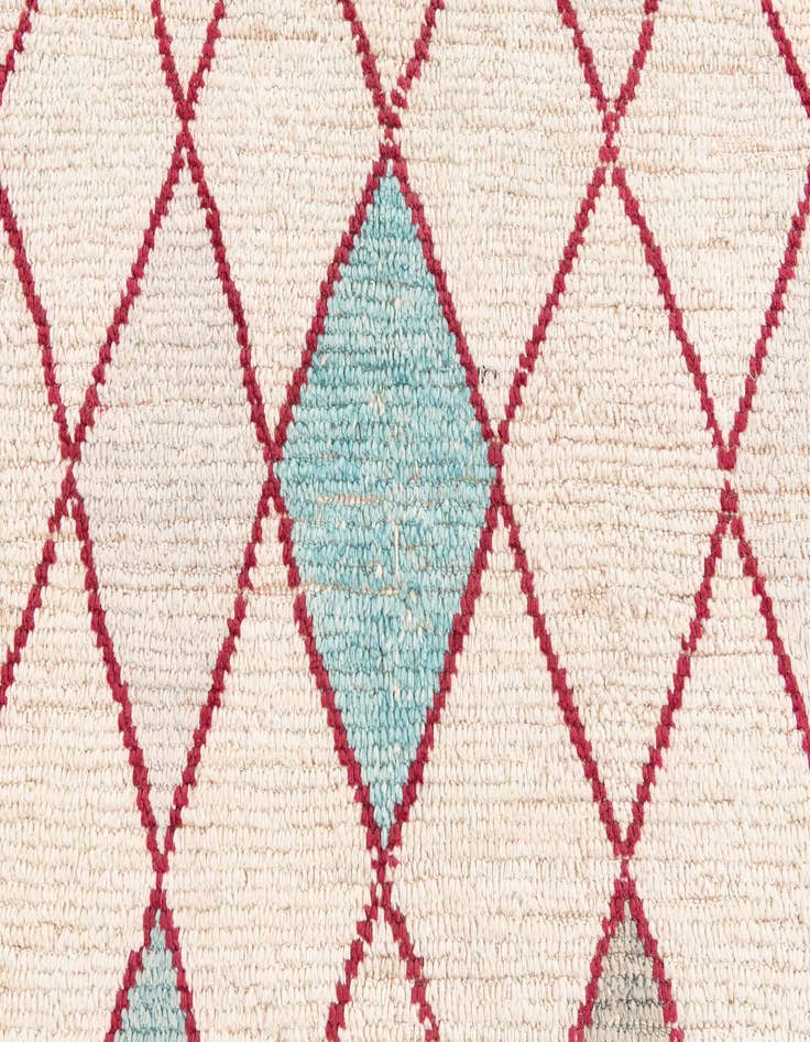 Detail image of 9' x 9' 9  Hand Knotted Moroccan Wool Square Rug