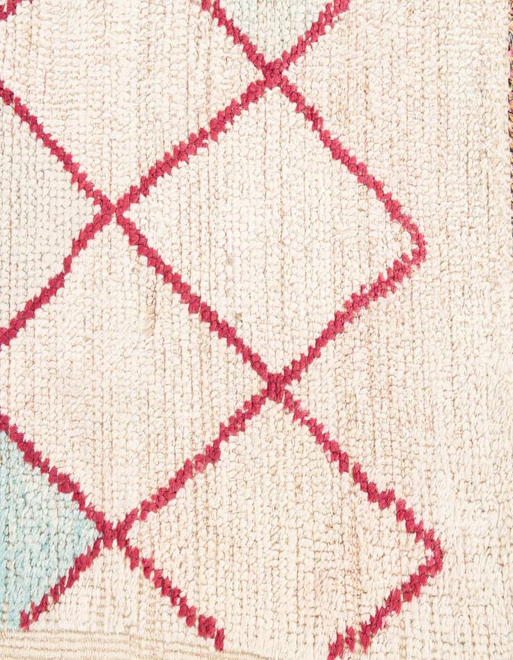Detail image of 9' x 9' 9  Hand Knotted Moroccan Wool Square Rug