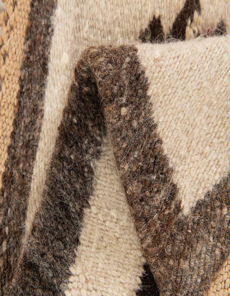 Detail image of 1' 8 x 1' 9  Hand Knotted Moroccan Wool Square Rug