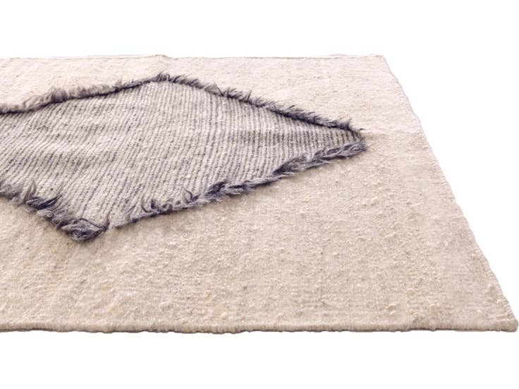 Detail image of 3' 11 x 3' 11 Hand Knotted Moroccan Wool Square Rug