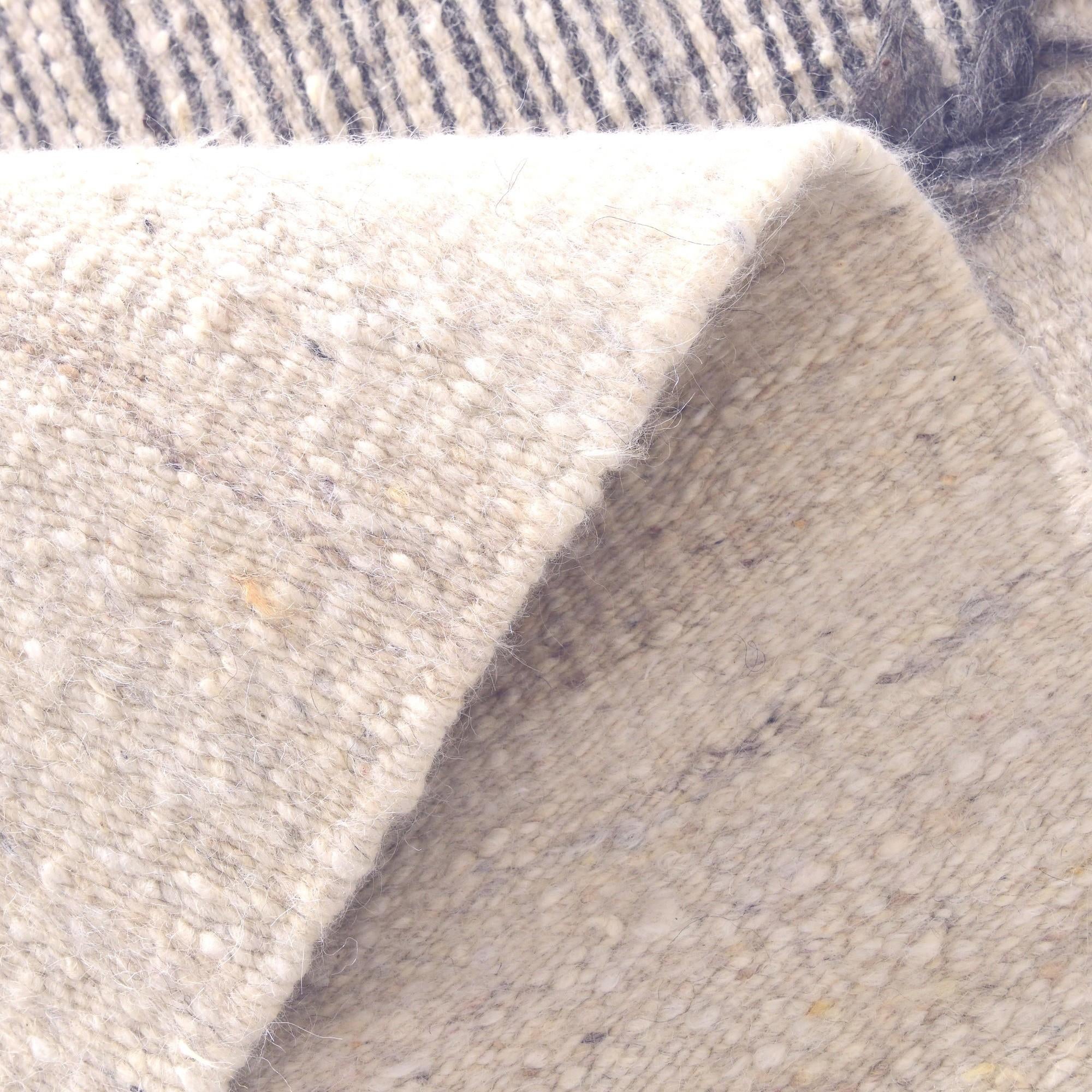 3' 11 x 3' 11 Hand Knotted Moroccan Wool Square Rug