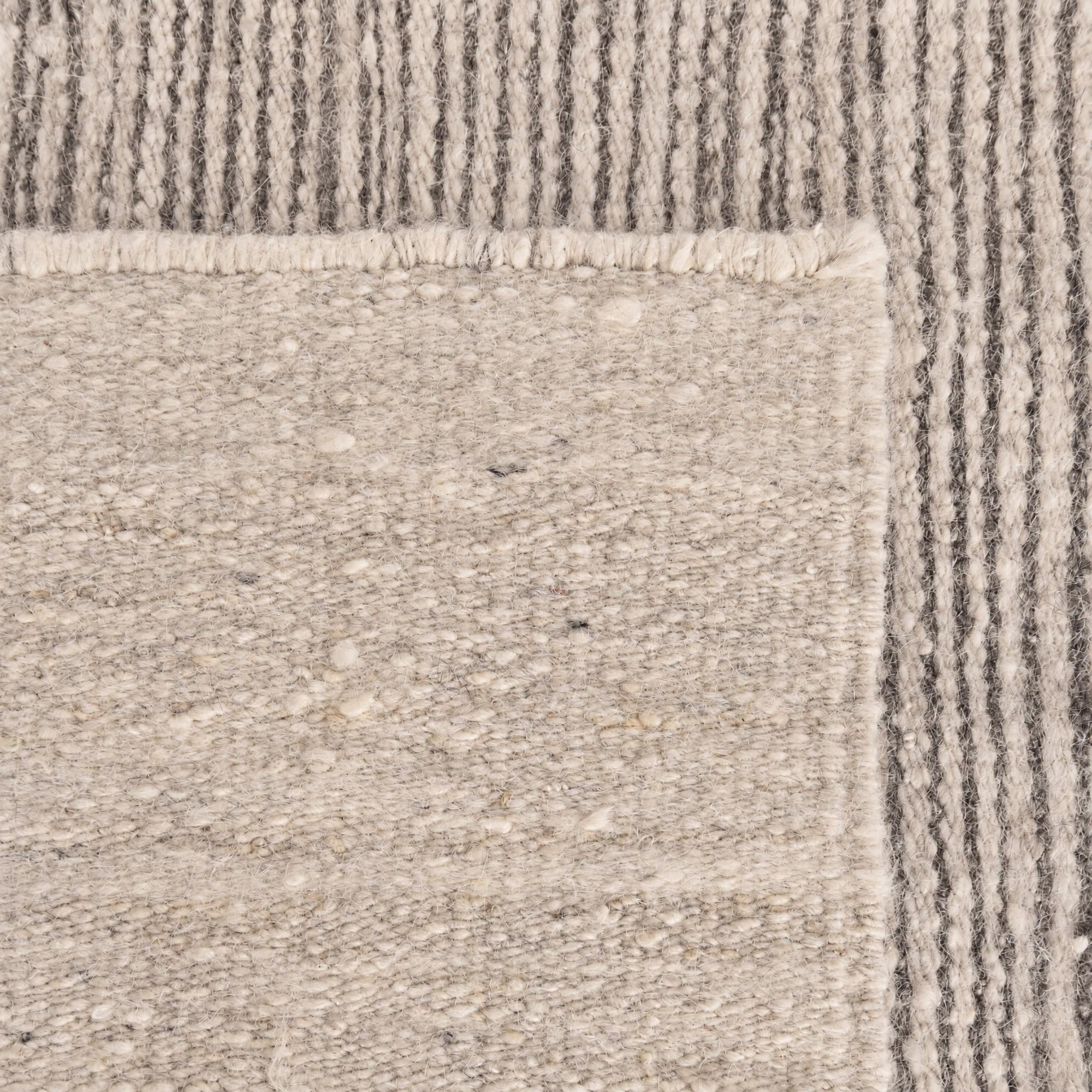 Detail image 11 of 11: 3' 11 x 3' 11 Hand Knotted Moroccan Wool Square Rug