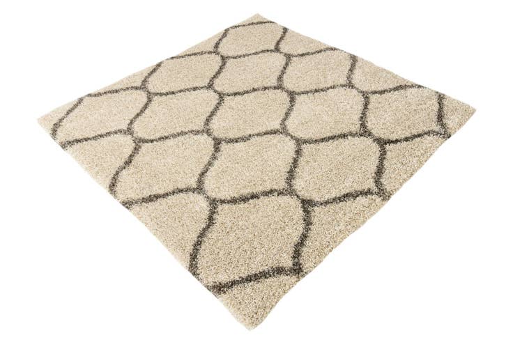 Detail image of 5' x 5' Moroccan Shag Square Rug