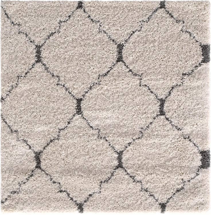 Detail image of 5' 3 x 5' 3 Moroccan Shag Square Rug