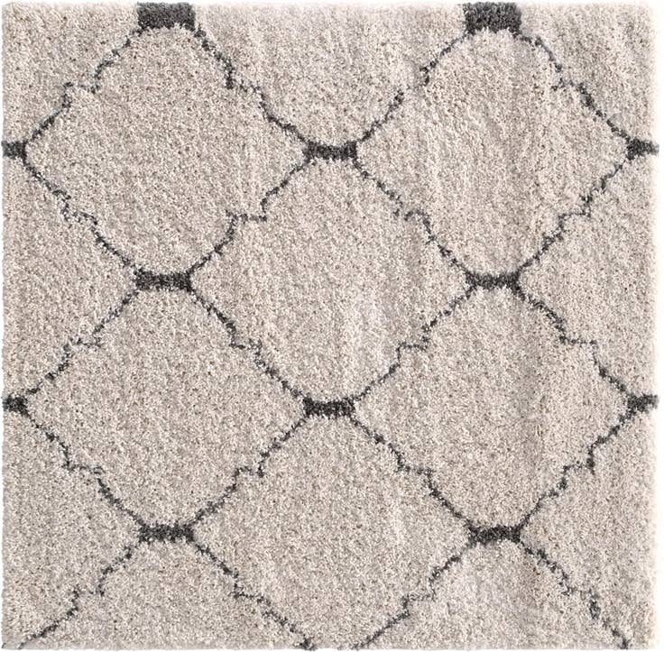 Detail image of 5' 3 x 5' 3 Moroccan Shag Square Rug