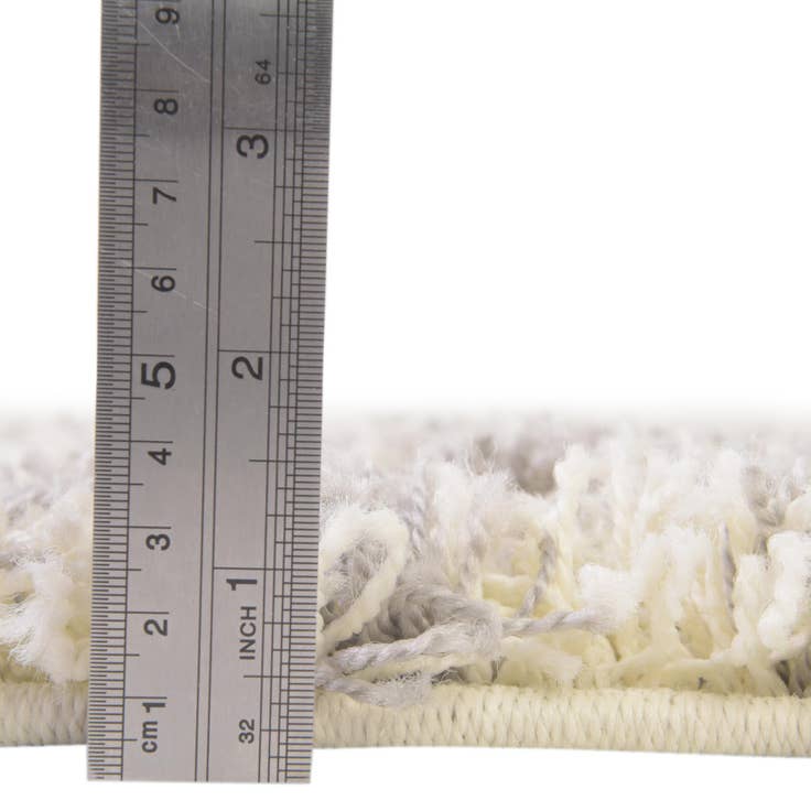 Detail image of 5' 3 x 5' 3 Moroccan Trellis Shag Square Rug