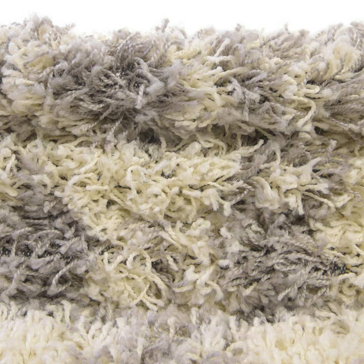 Detail image of 5' 3 x 5' 3 Moroccan Trellis Shag Square Rug