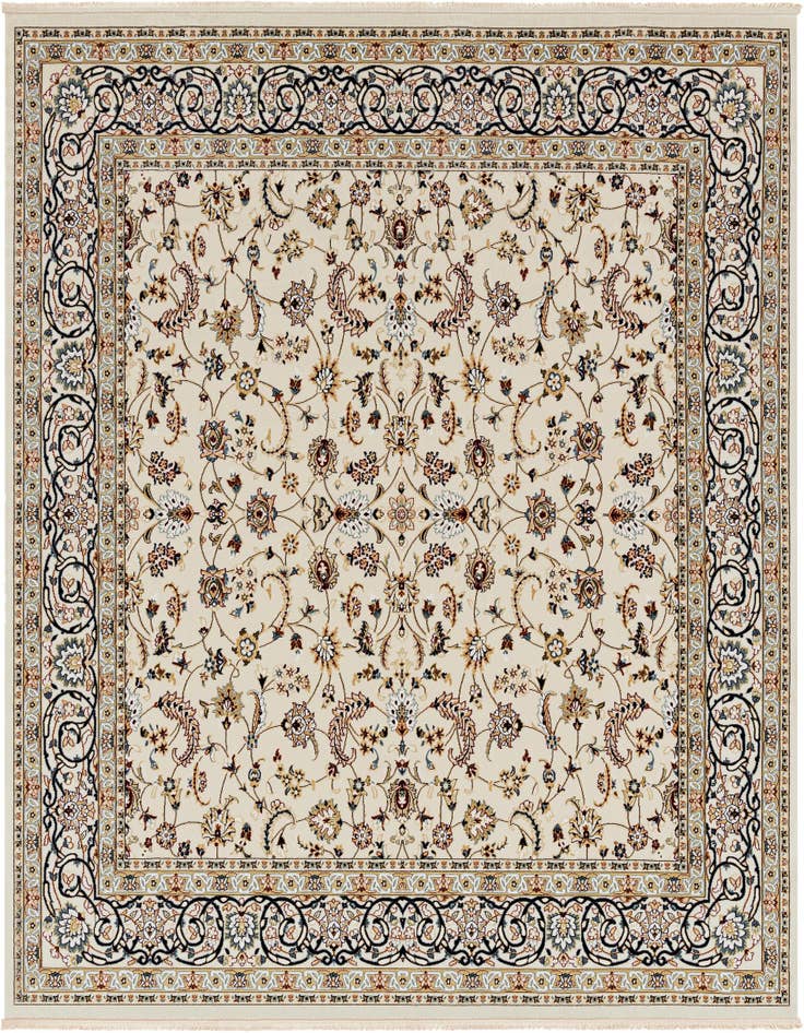 Detail image of 7' 10 x 8' Nain Design Square Rug