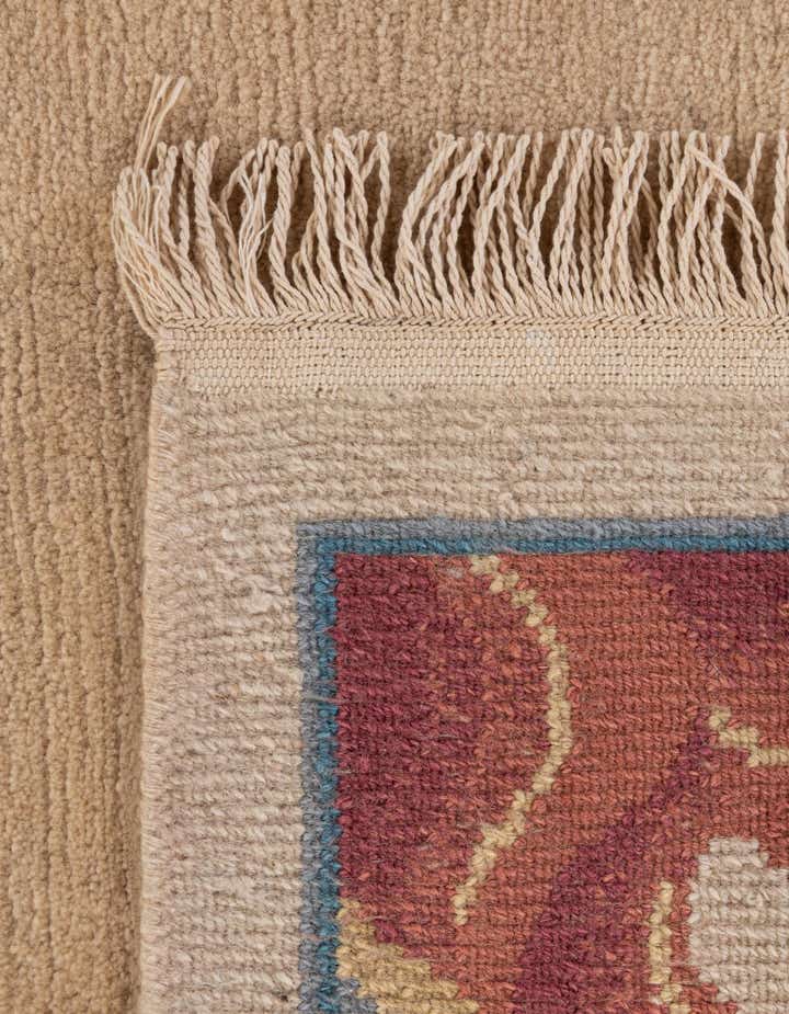 6' 7 x 6' 8 Hand Knotted Nepal Wool Square Rug