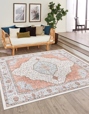 Ivory Nyla Square Rug