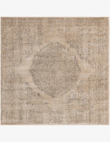 Ivory Oregon Square Rug