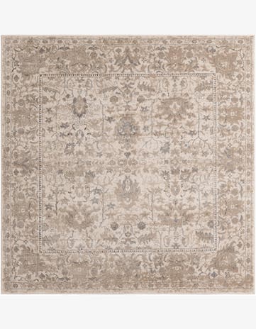 Ivory Oregon Square Rug