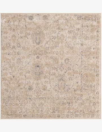 Ivory Oregon Square Rug