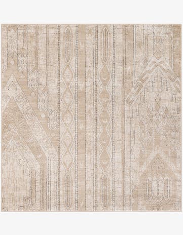 Ivory Oregon Square Rug