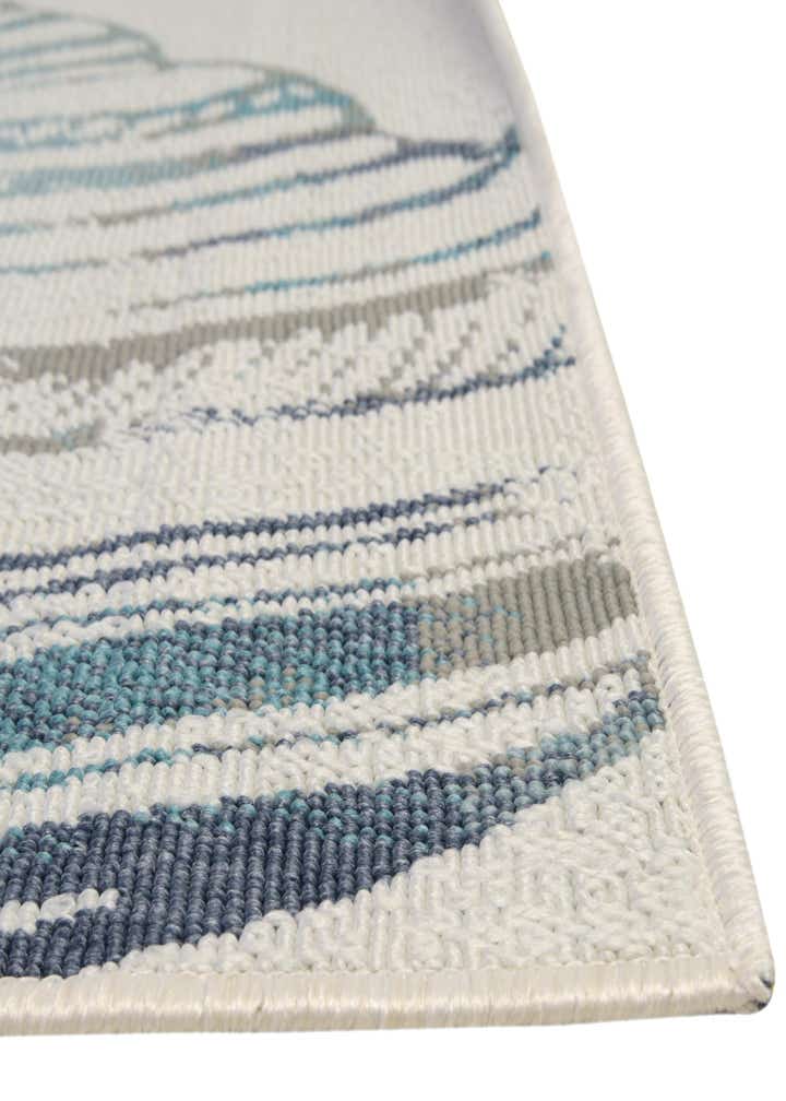 7' 10 x 7' 10 Easy-Clean Coastal Indoor / Outdoor Square Rug