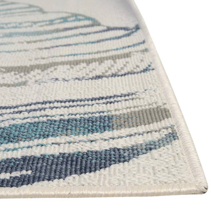 Detail image of 7' 10 x 7' 10 Easy-Clean Coastal Indoor / Outdoor Square Rug