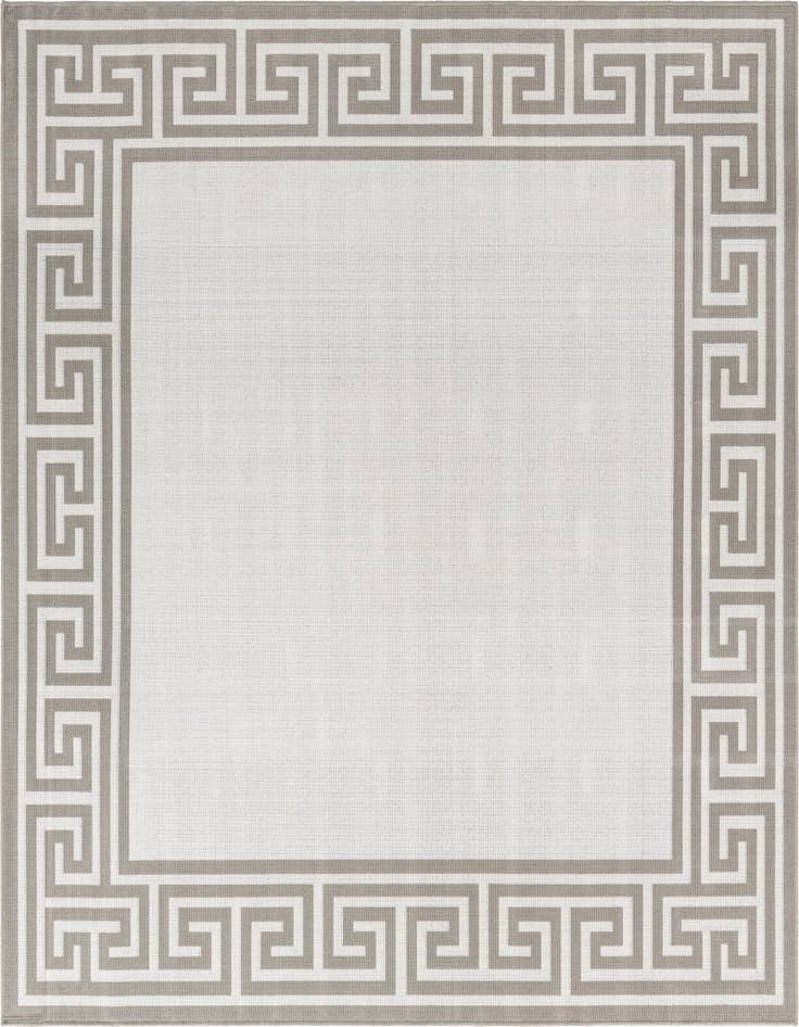 Detail image of 7' 10 x 7' 10 Easy-Clean Coastal Indoor / Outdoor Square Rug