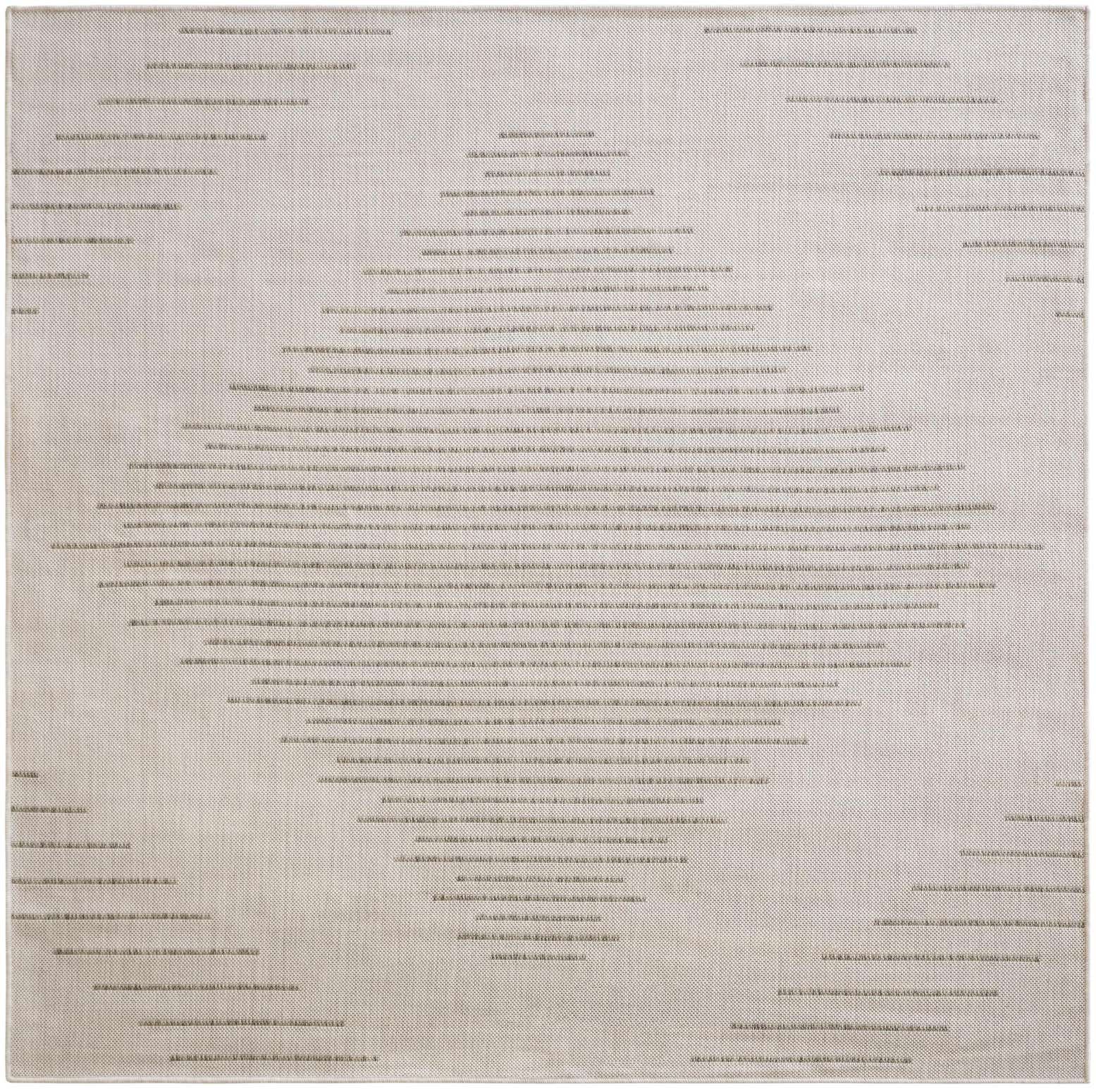 6' x 6' Easy-Clean Modern Indoor / Outdoor Square Rug