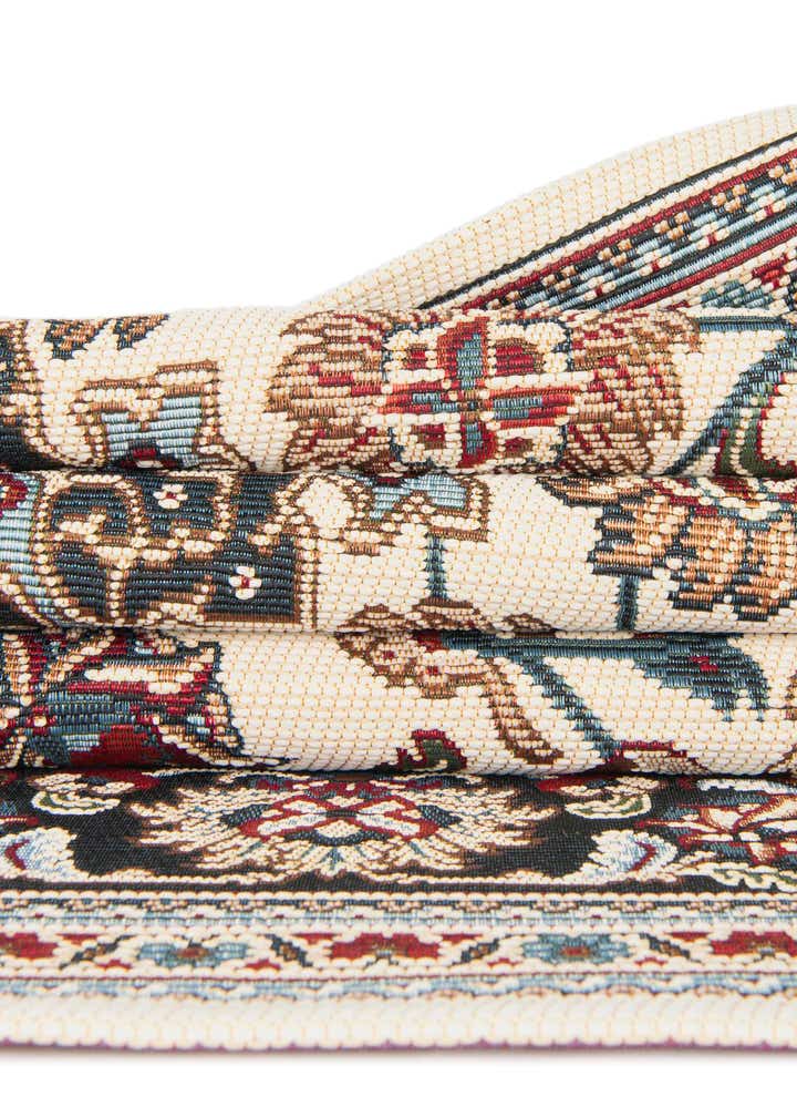 10' x 10' Easy-Clean Traditional Indoor / Outdoor Square Rug