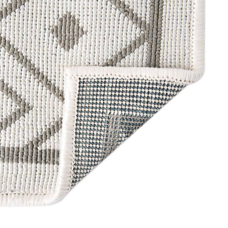 Detail image of 7' 10 x 7' 10 Easy-Clean Trellis Indoor / Outdoor Square Rug
