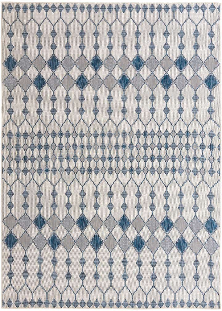 10' x 10' Easy-Clean Trellis Indoor / Outdoor Square Rug