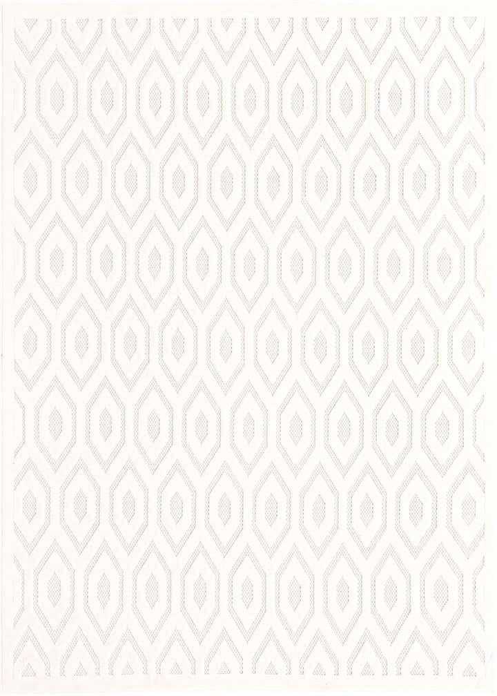 7' 10 x 7' 10 Easy-Clean Trellis Textured Indoor / Outdoor Square Rug