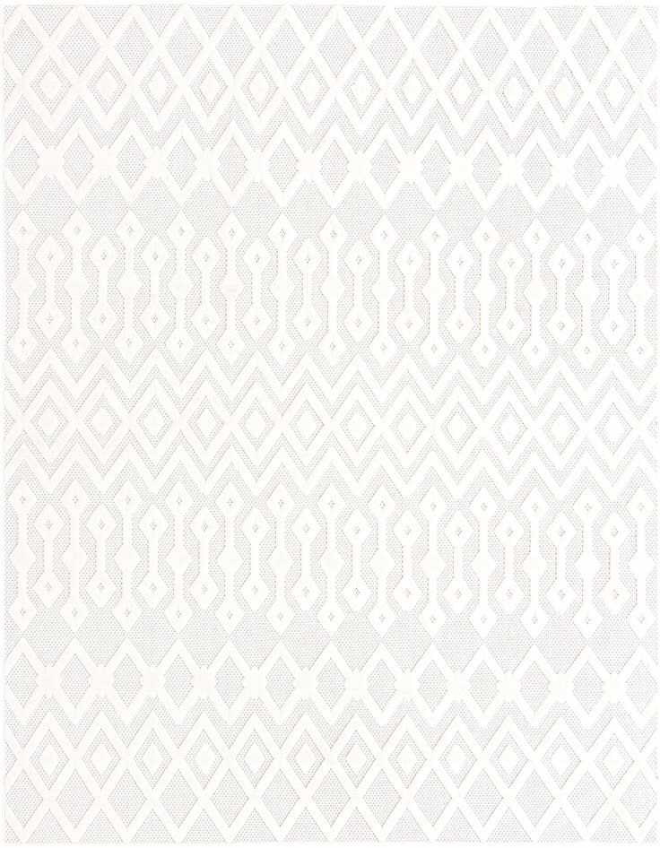 Detail image of 7' 10 x 7' 10 Easy-Clean Trellis Textured Indoor / Outdoor Square Rug