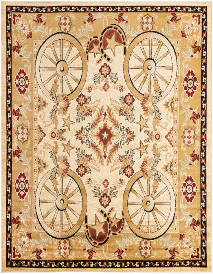 Detail image of 7' 10 x 7' 10 Pioneer Square Rug