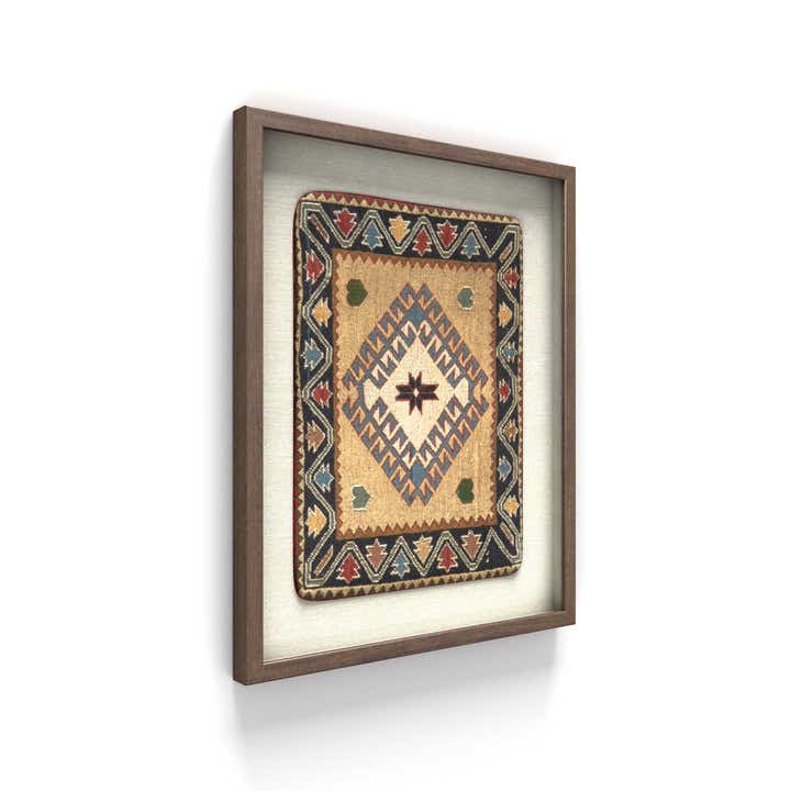 1' 5 x 1' 9 Textile Wall Art Square Rug