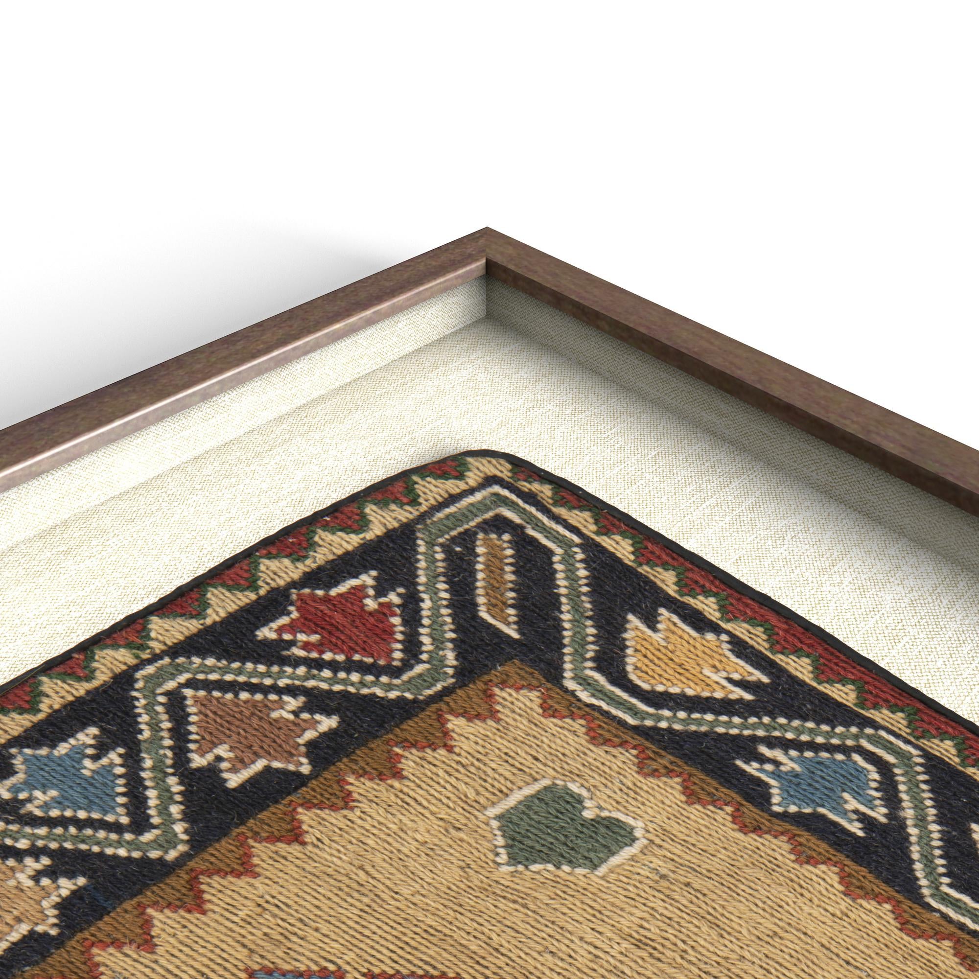 1' 5 x 1' 9 Textile Wall Art Square Rug