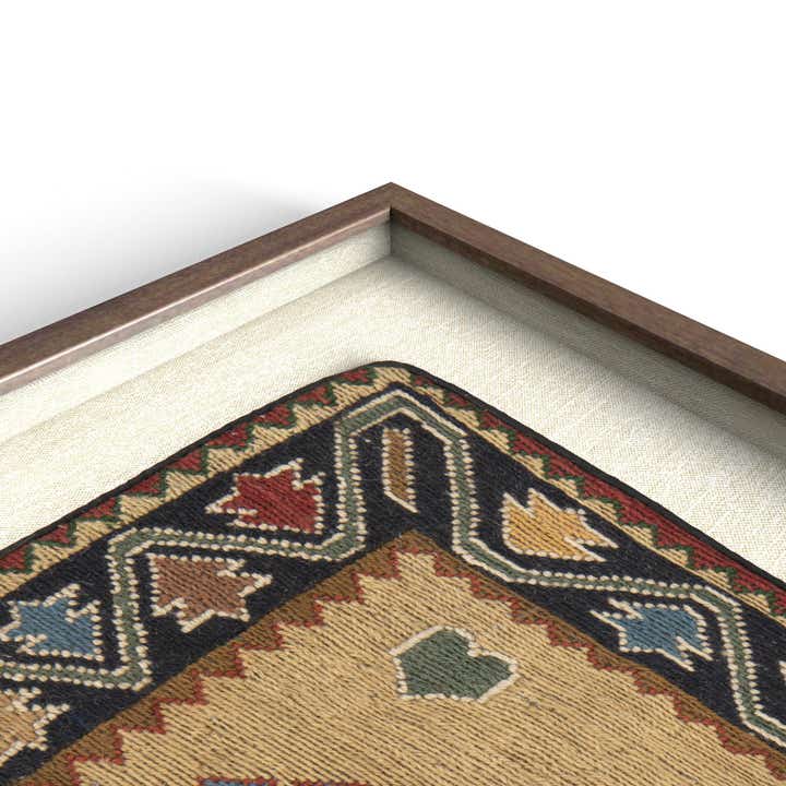 1' 5 x 1' 9 Textile Wall Art Square Rug