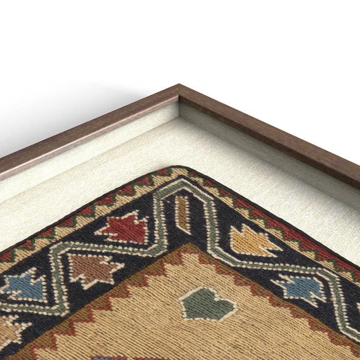 Detail image of 1' 5 x 1' 9 Textile Wall Art Square Rug