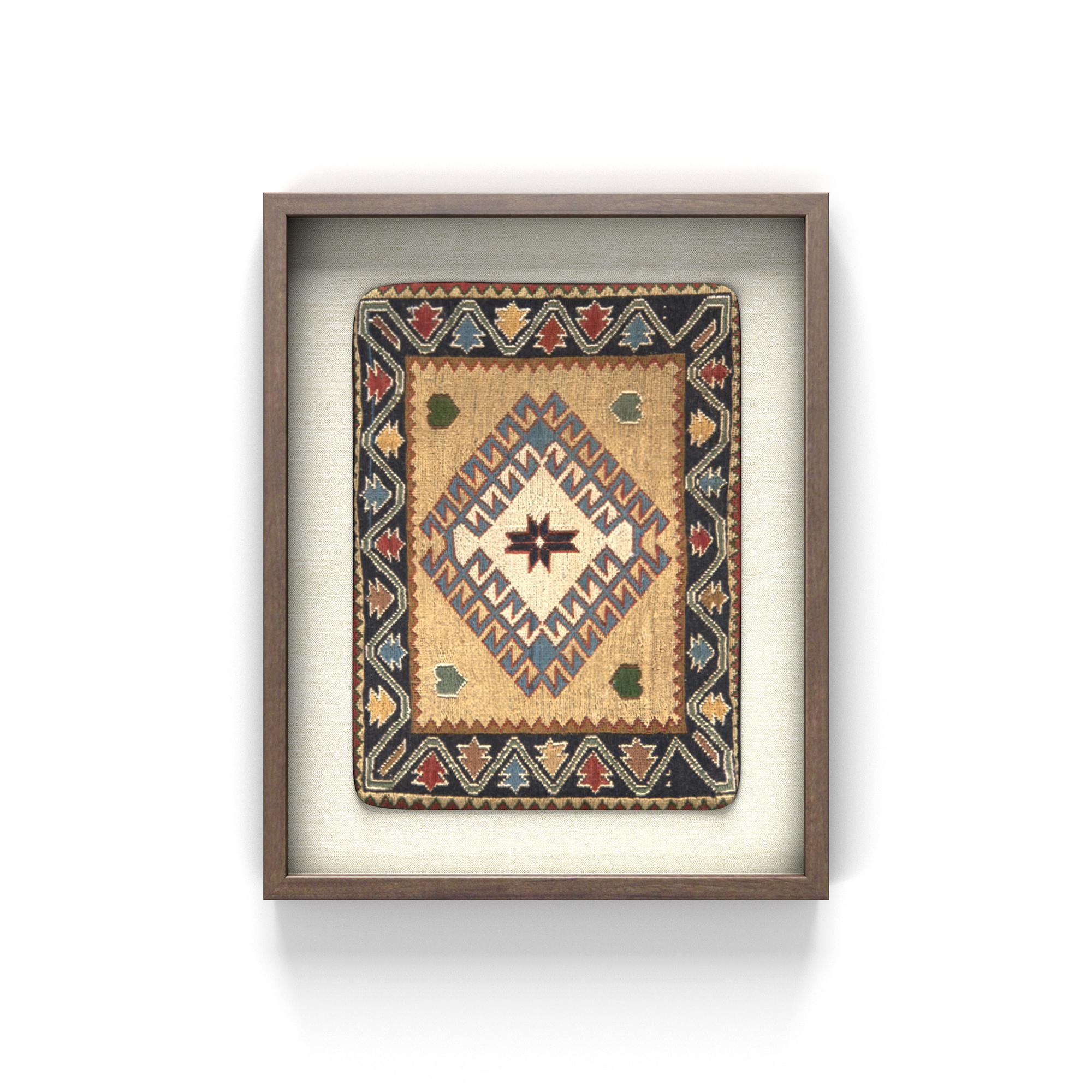 1' 5 x 1' 9 Textile Wall Art Square Rug