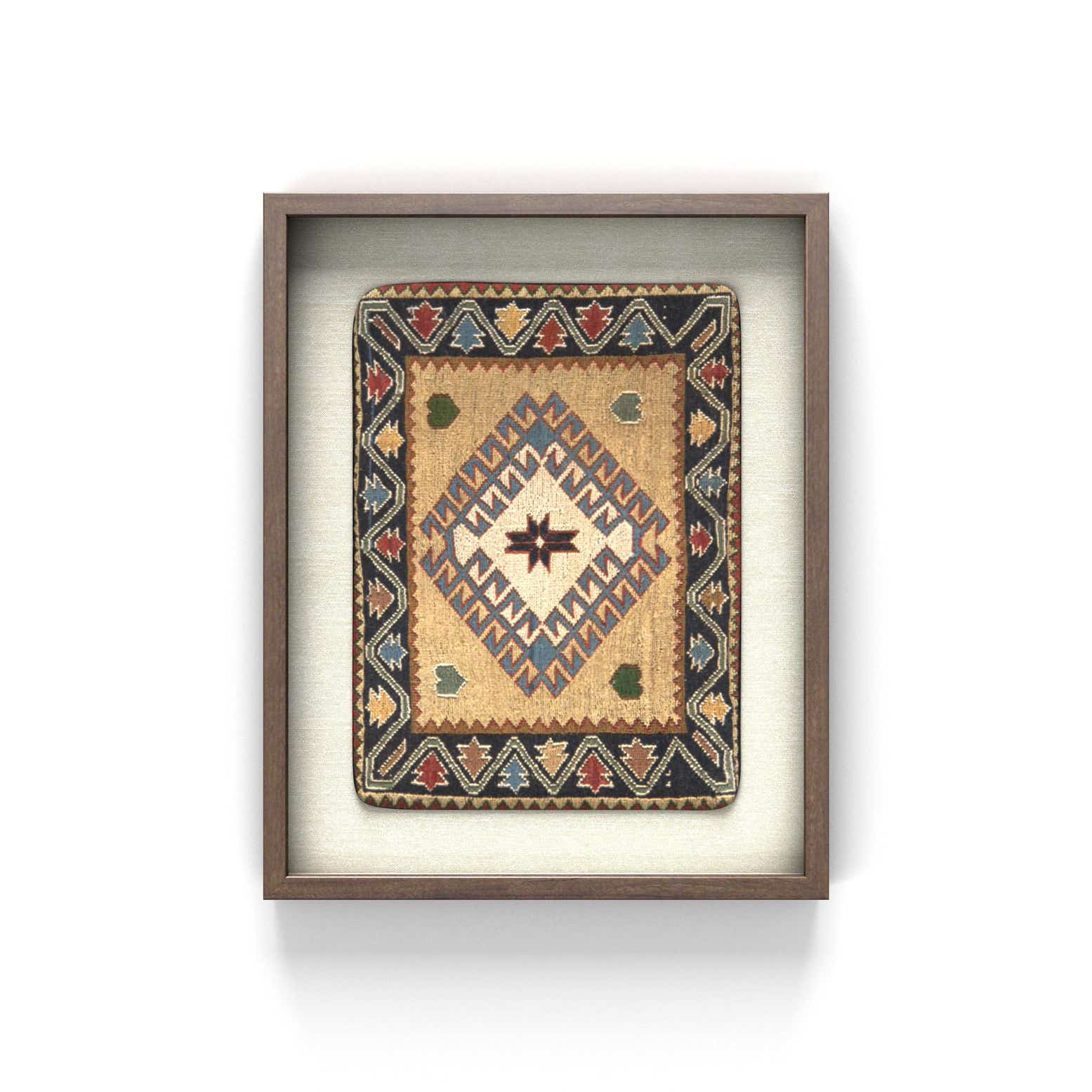 1' 5 x 1' 9 Textile Wall Art Square Rug