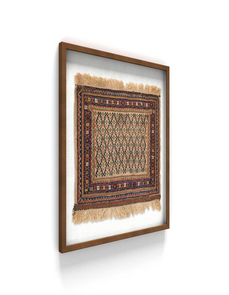 Detail image of 2' x 2' 1 Textile Wall Art Square Rug