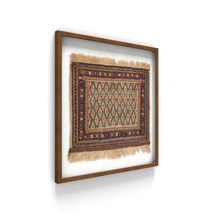 2' x 2' 1 Textile Wall Art Square Rug