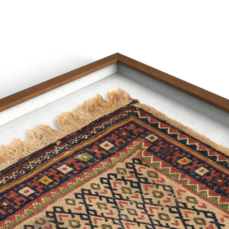 Detail image of 2' x 2' 1 Textile Wall Art Square Rug