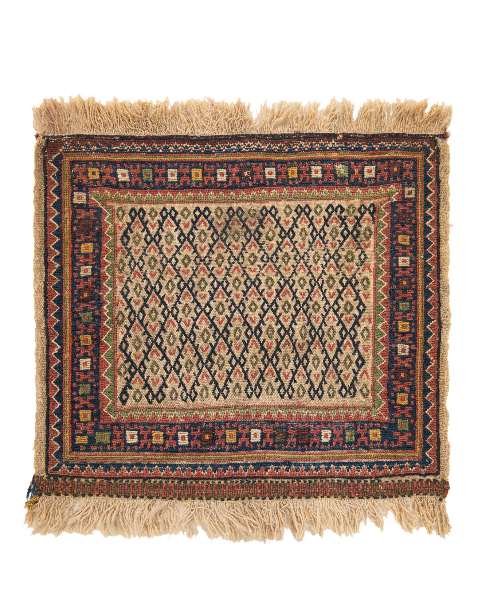 2' x 2' 1 Textile Wall Art Square Rug