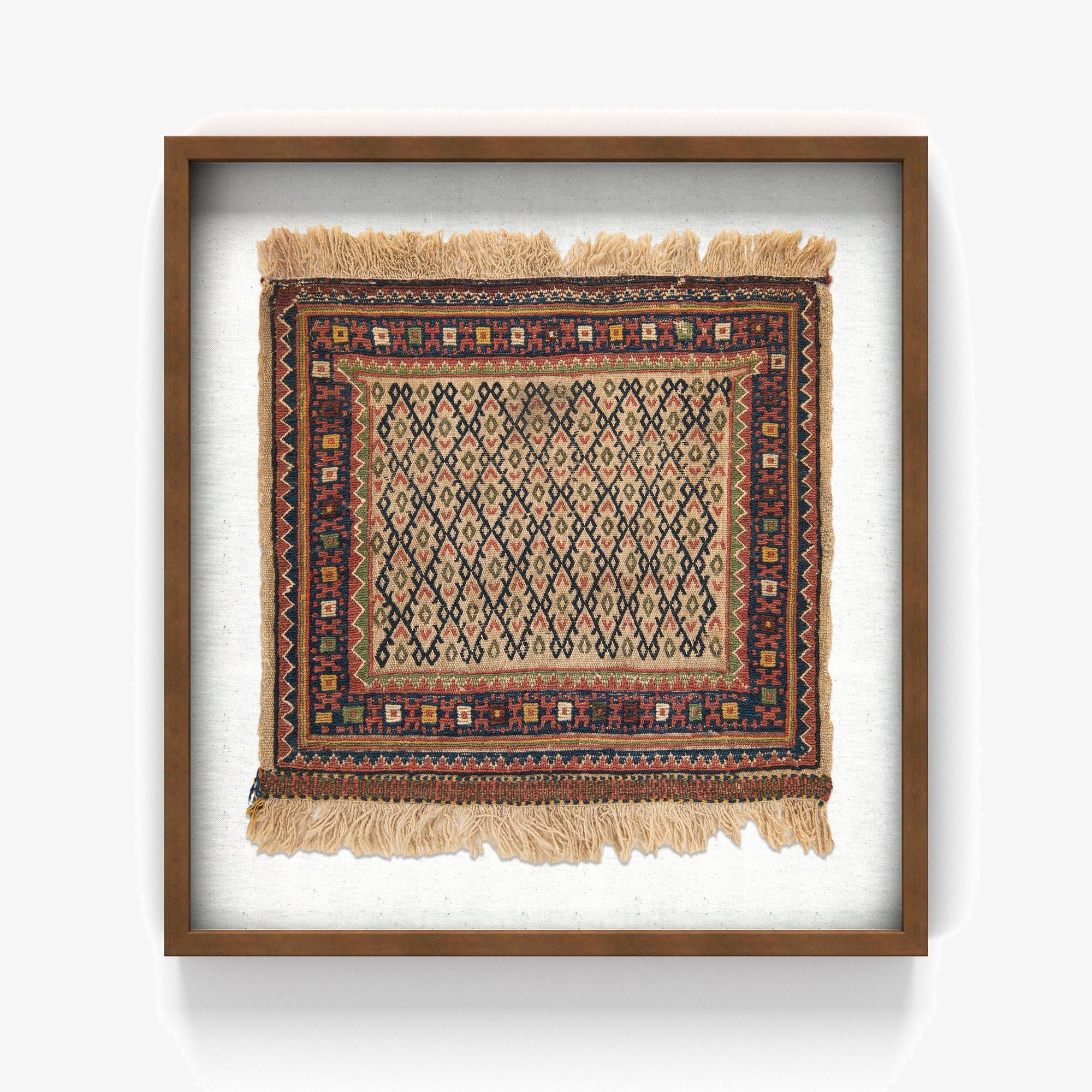 2' x 2' 1 Textile Wall Art Square Rug