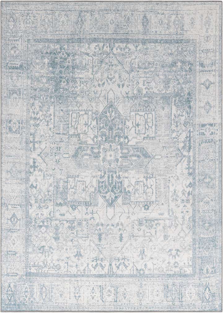 7' 6 x 7' 6 Washable Timeless Square Rug
