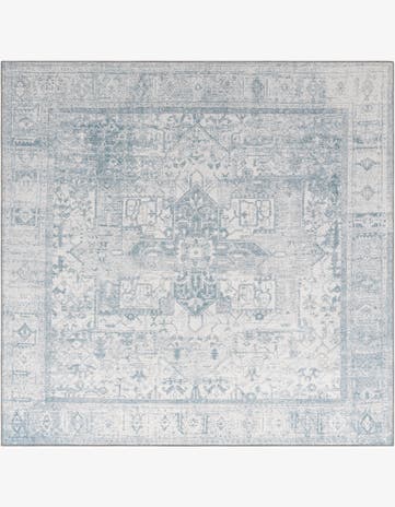 7' 6 x 7' 6 Washable Timeless Square Rug