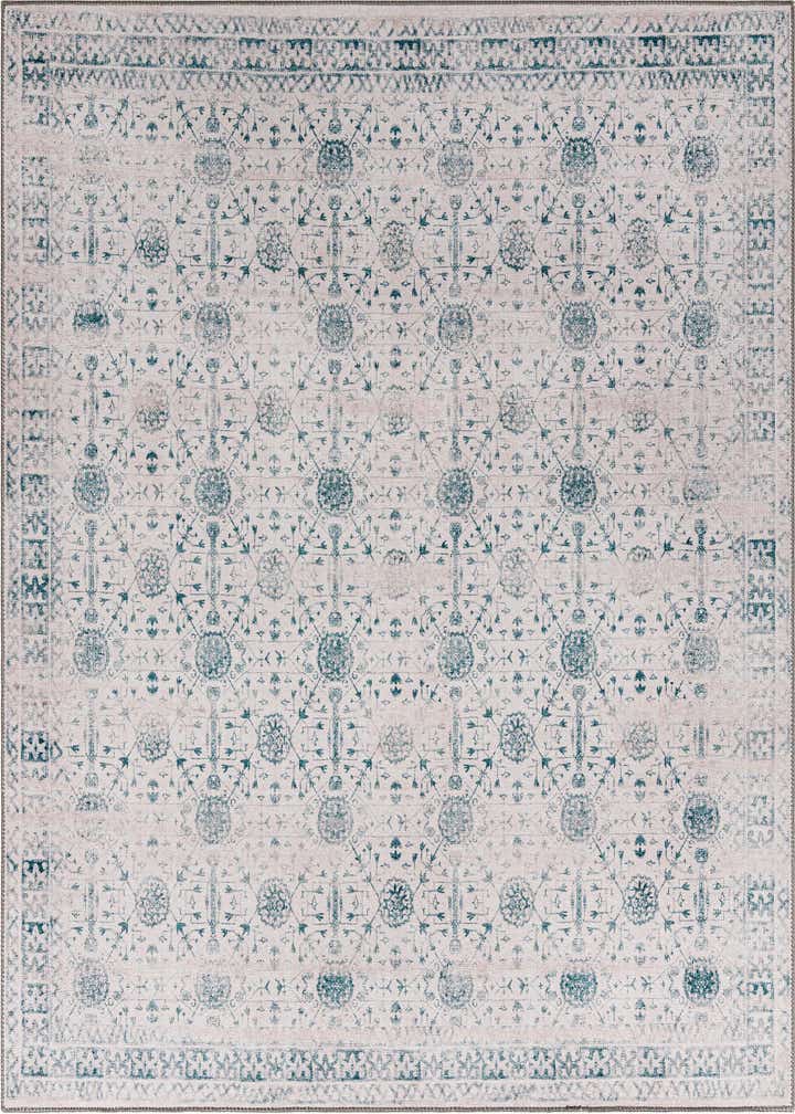 7' 6 x 7' 6 Washable Timeless Square Rug