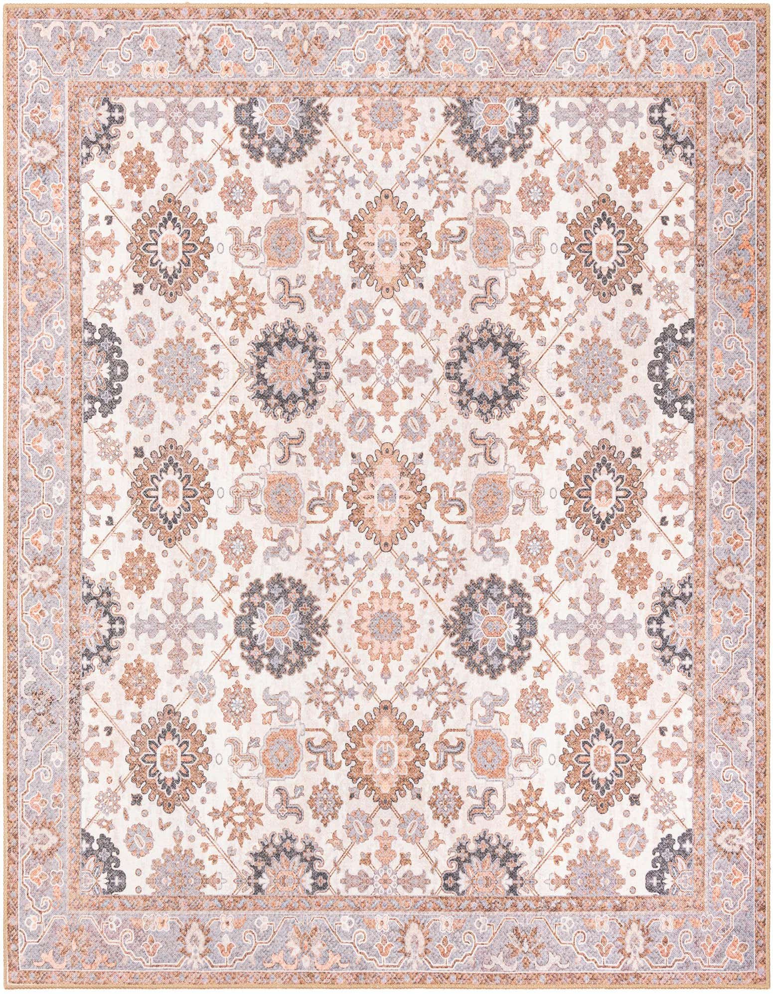 7' 10 x 7' 10 Washable Timeless Square Rug