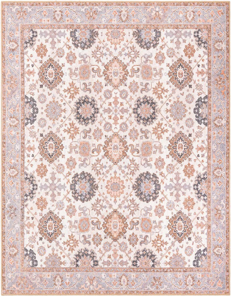 Detail image of 7' 10 x 7' 10 Washable Timeless Square Rug